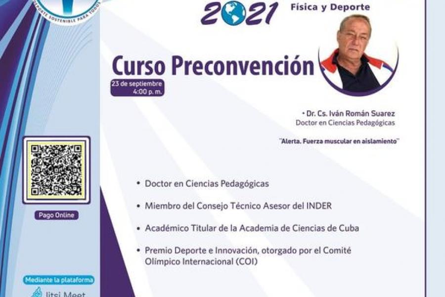 El Dr.Cs Iván Román impartirán importante curso Pre-Convención AFIDE 2021.