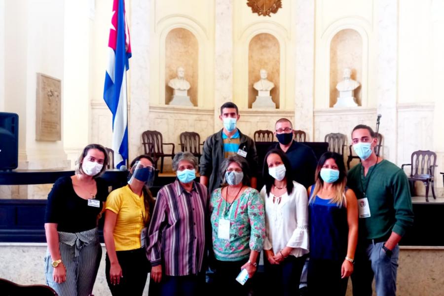 Profesores y estudiantes de la UCCFD apoyaron el proyecto de la Academia de Ciencias de Cuba