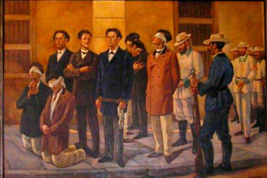 Los estudiantes de medicina de 1871. 