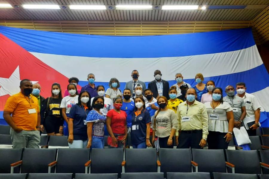 Un total de nueve docentes, representando diversos centros, asistieron hoy al encuentro convocado por la Dirección de nuestra Casa de Altos Estudios