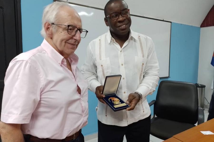 Visita del Presidente del Comité Olímpico de Portugal  a la UCCFD 